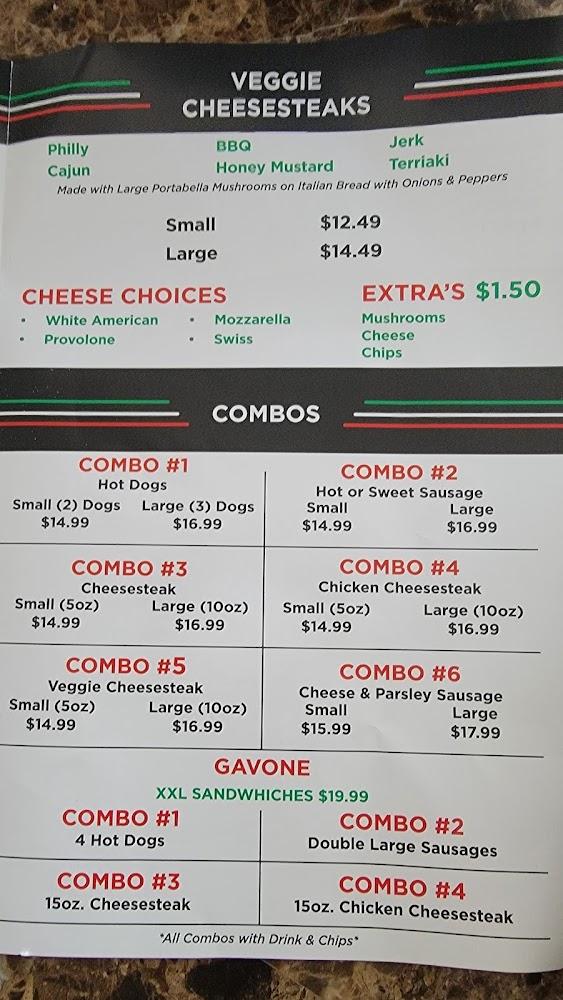 Rocco's Italian Sausages & Cheese Steaks Menu image 4